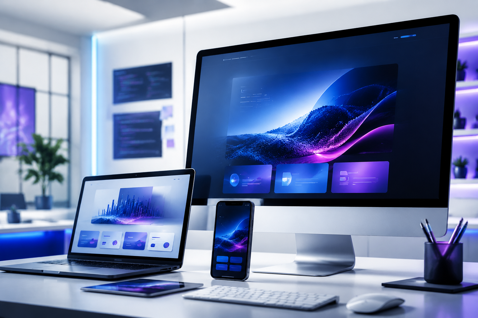 Website and application development studio